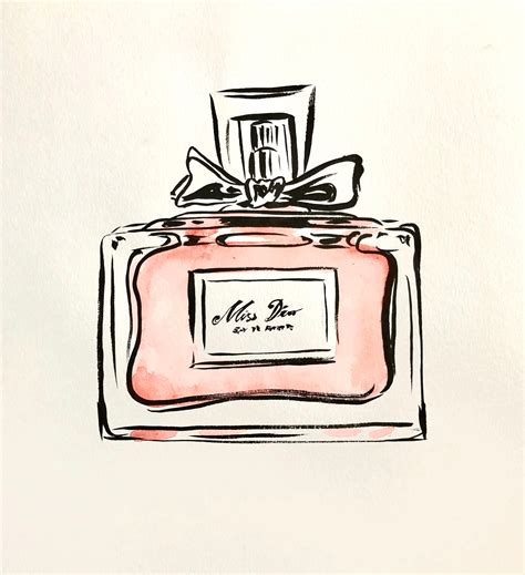 miss dior illustration